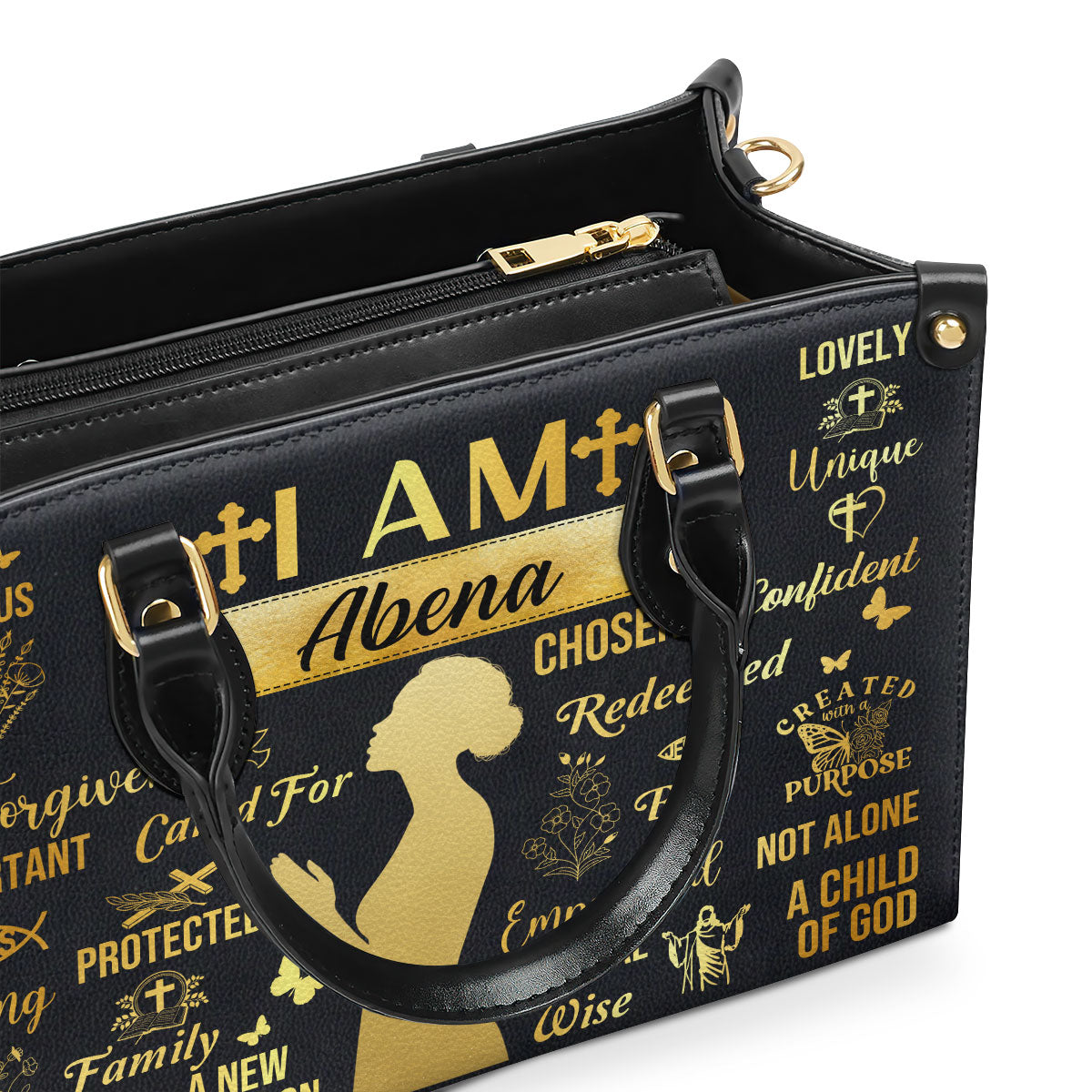 I Am Chosen - Personalized Leather Handbag
