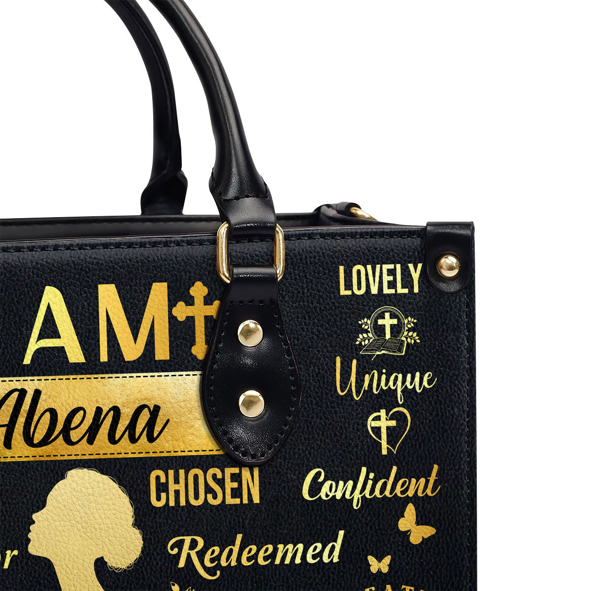 I Am Chosen - Personalized Leather Handbag