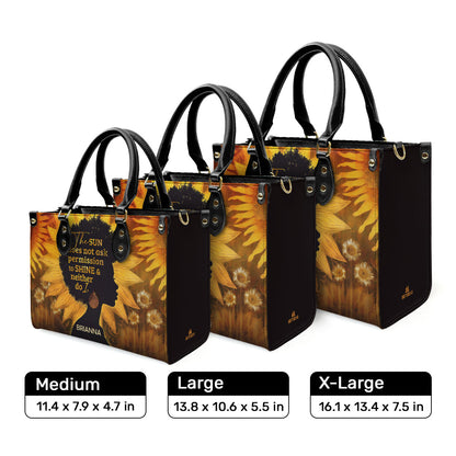 I Shine - Personalized Leather Handbag MB11
