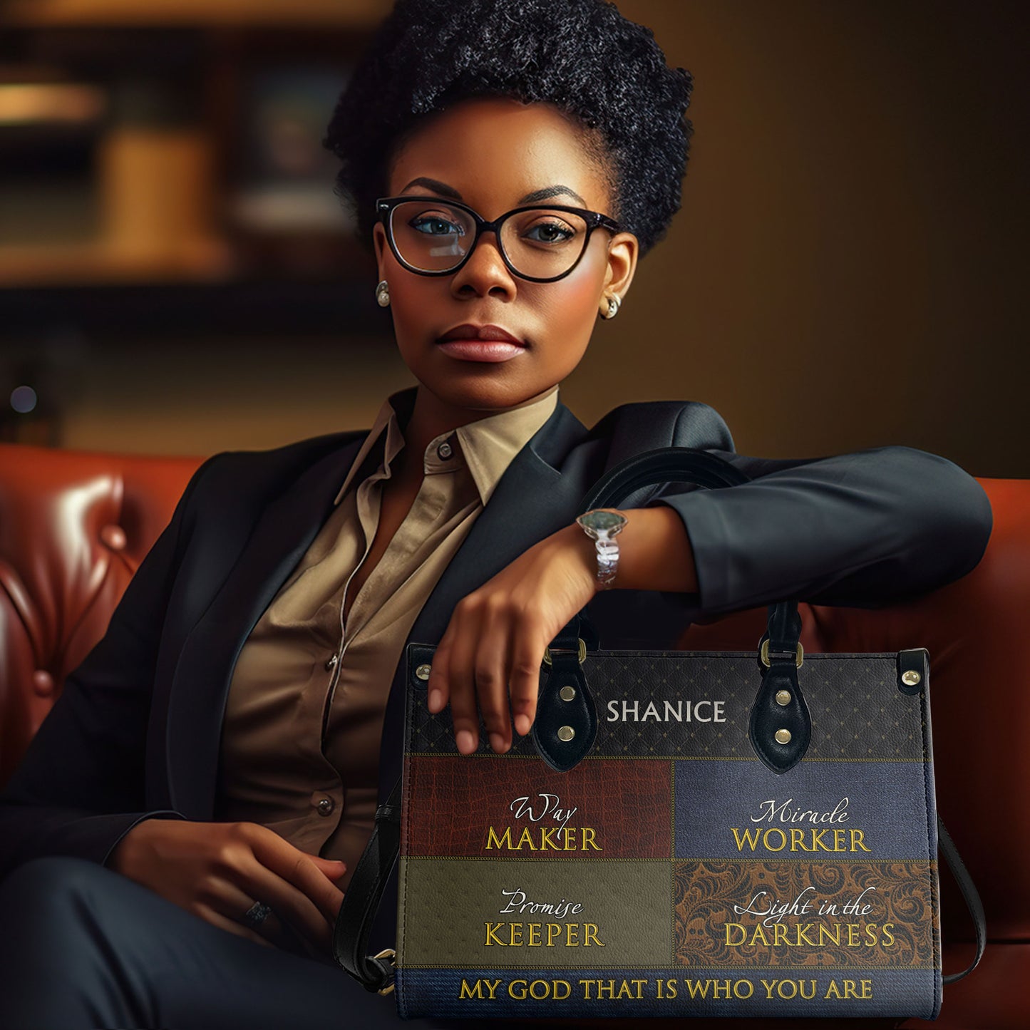 Way Maker - Personalized Leather Handbag MB51