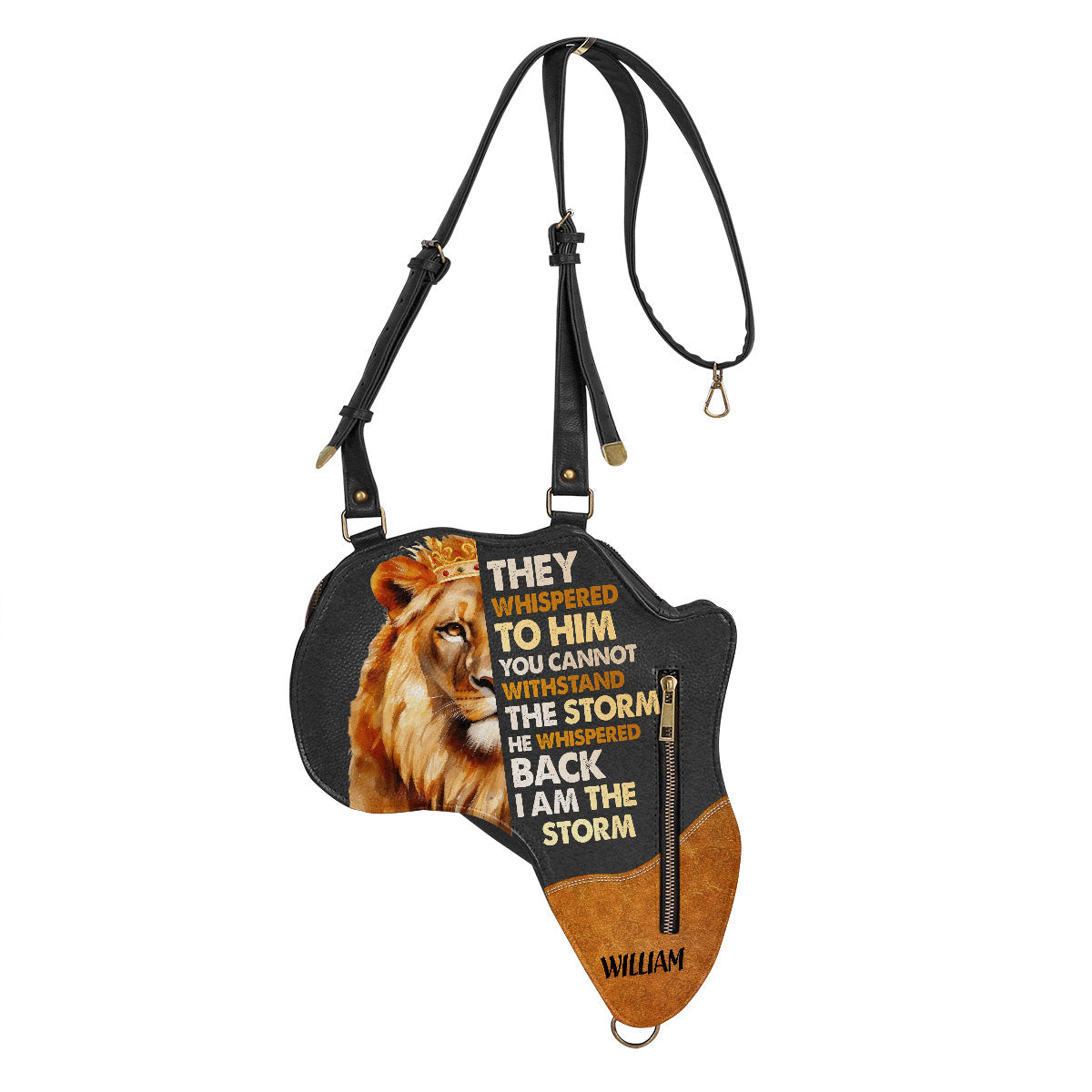 I Am The Storm - Personalized Africa Bag AB06