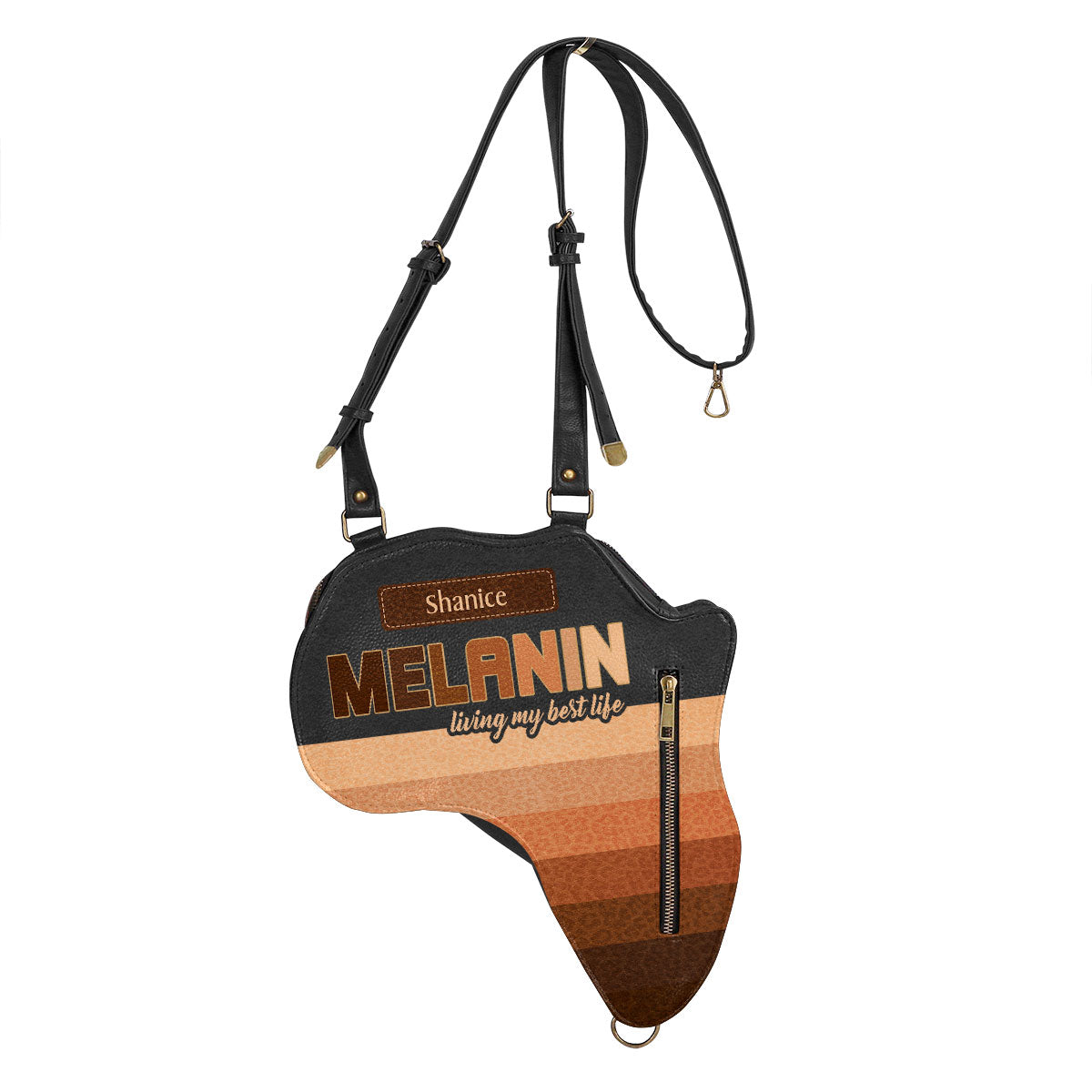 MELANIN - Living My Best Life - Personalized Africa Bag AB04