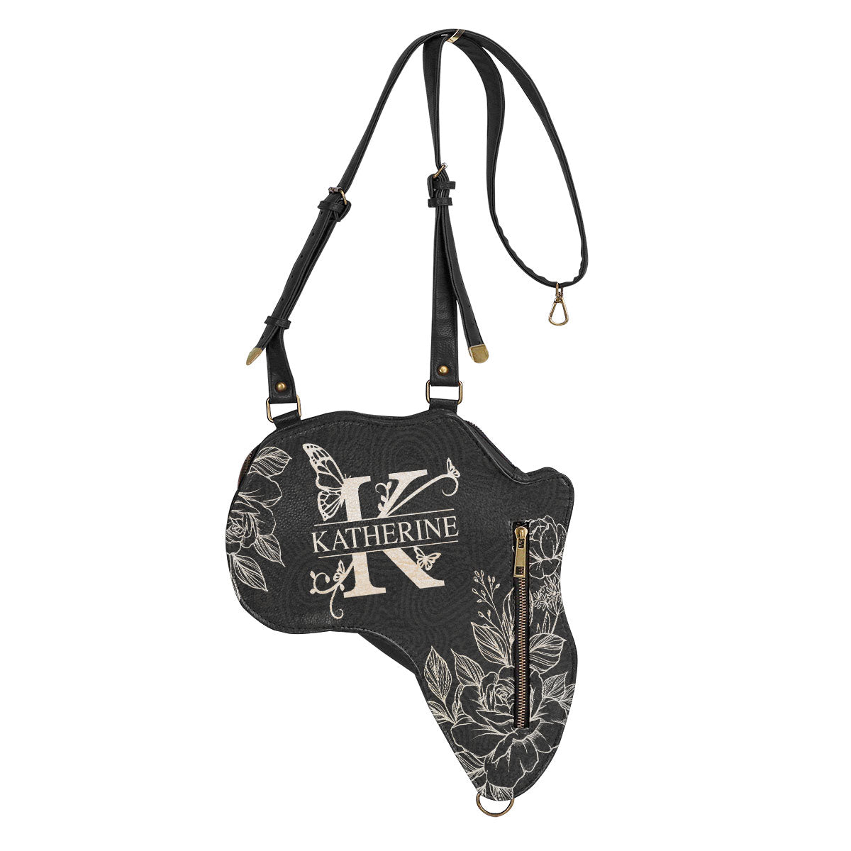 Initial Letter - Personalized Africa Bag AB01