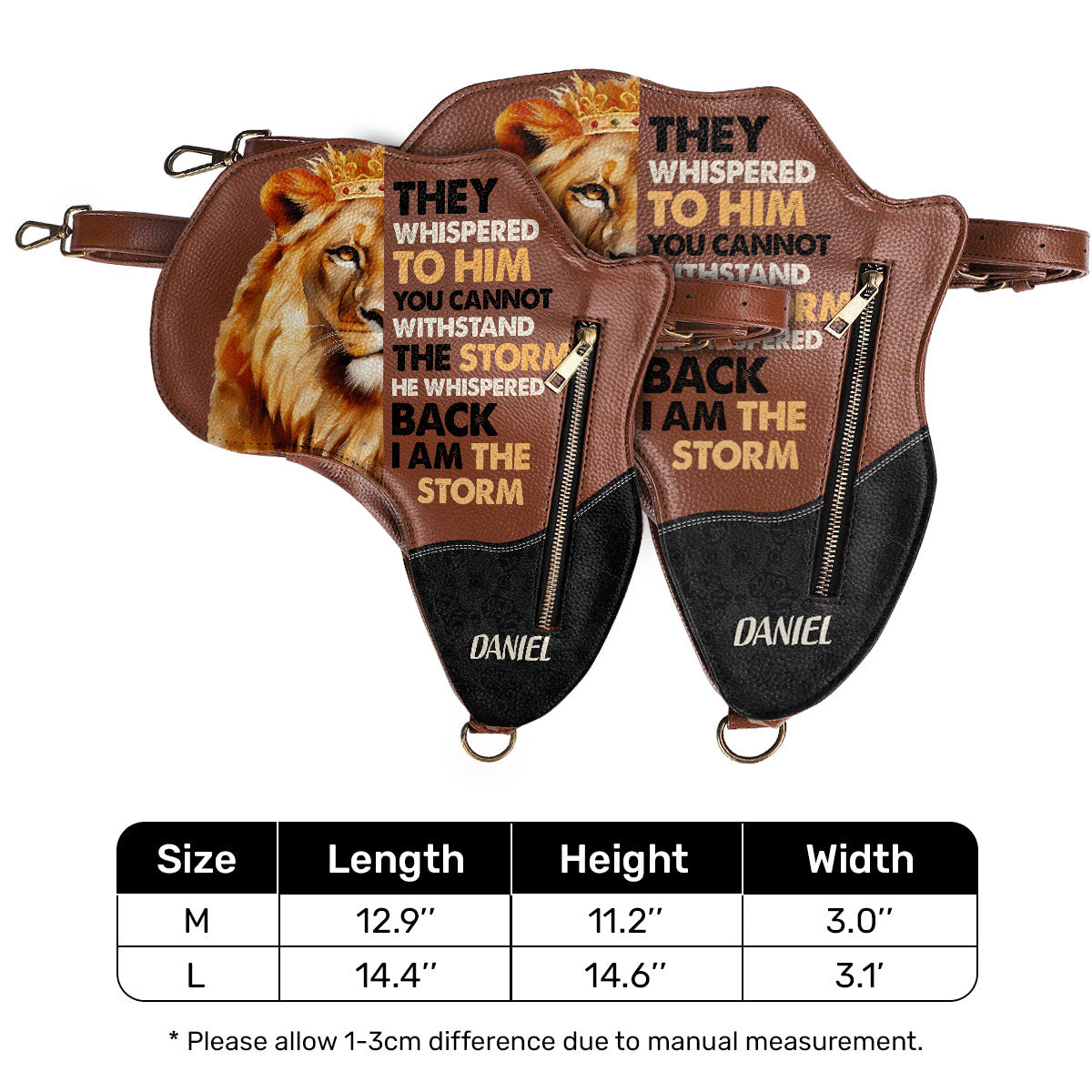 I Am The Storm - Personalized Africa Bag AB06