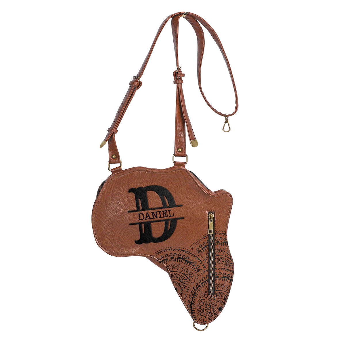 Initial Letter - Personalized Africa Bag AB01