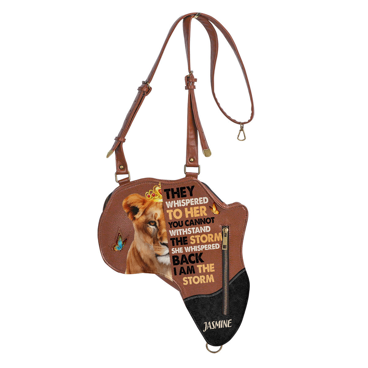 I Am The Storm - Personalized Africa Bag AB06