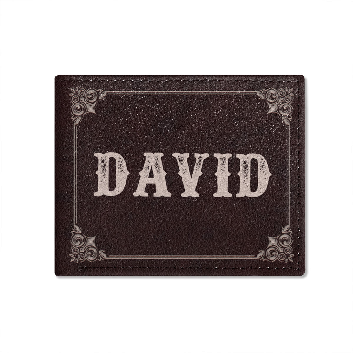 Legends - Personalized Leather Folded Wallet SBLFWHA12