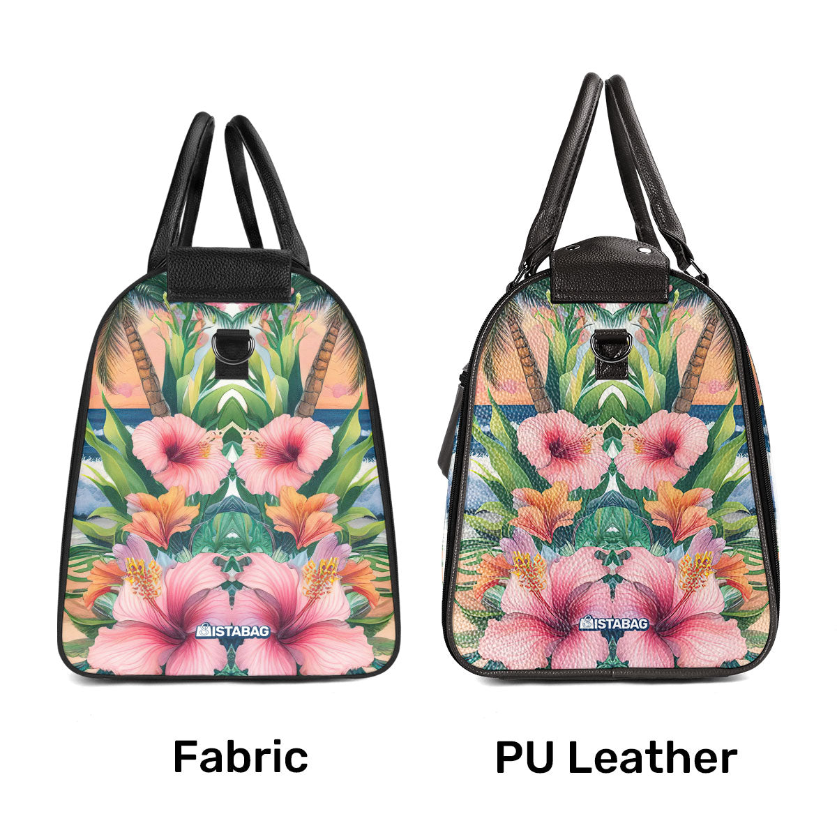 Travel Is My Therapy - Personalized Leather Duffle Bag SBTBN46