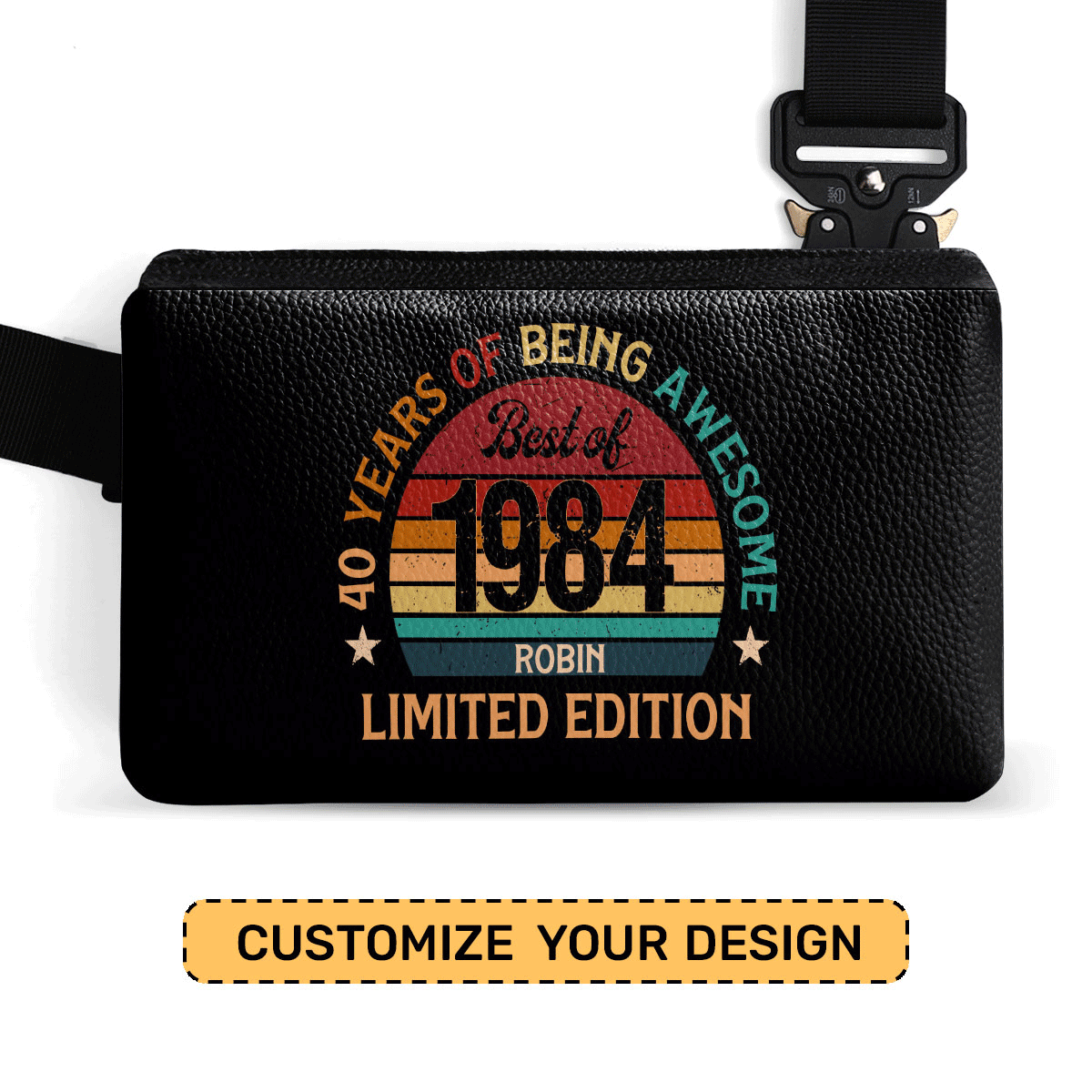Being Awesome Limited Edition - Personalized Men Cross Body SBMCBM02