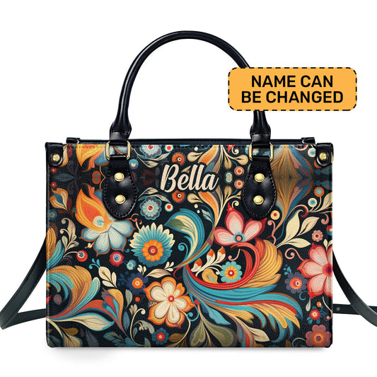 Effulgent - Personalized Leather Handbag STB132