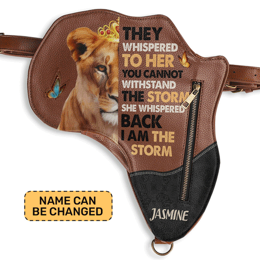 I Am The Storm - Personalized Africa Bag AB06