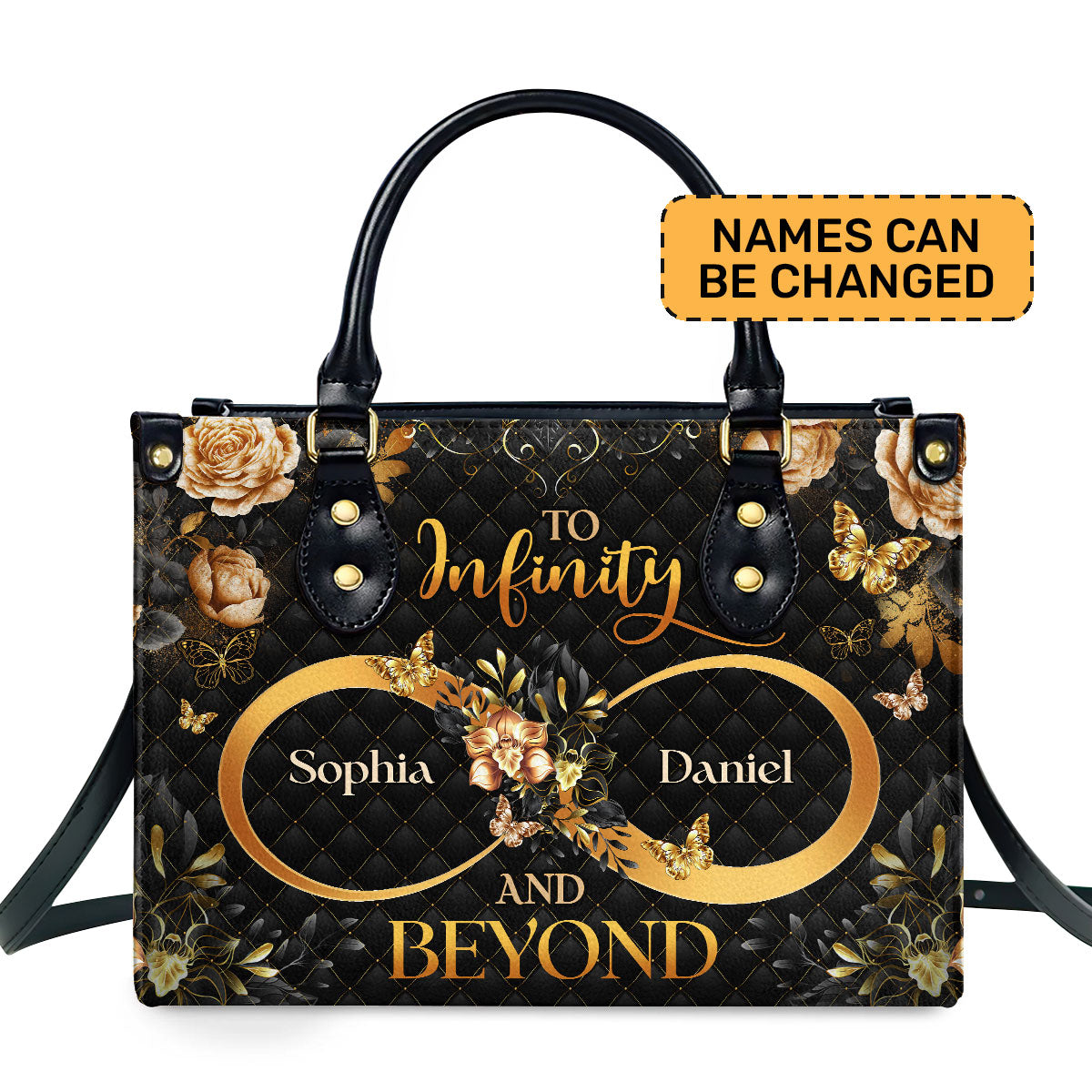 To Infinity And Beyond - Personalized Leather Handbag MB71