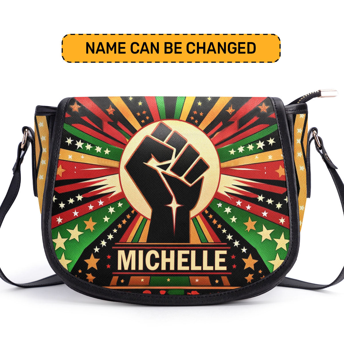 19 - Personalized Leather Saddle Cross Body Bag SBLSDBT62
