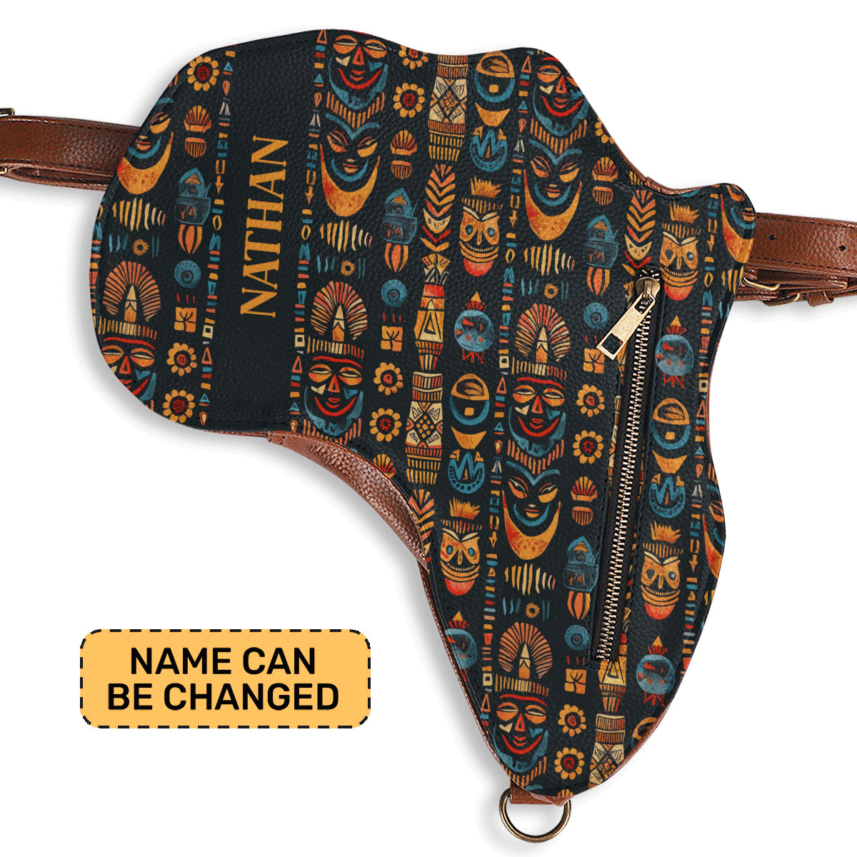 Africa Map 02 - Personalized Africa Bag SBT15