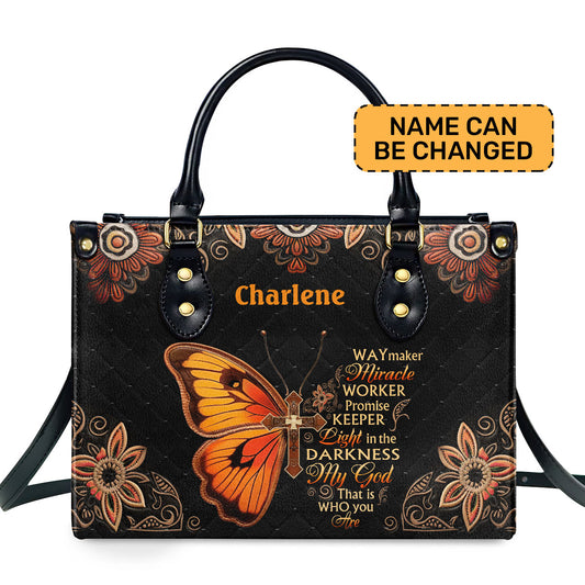 Way Maker - Personalized Leather Handbag MB53