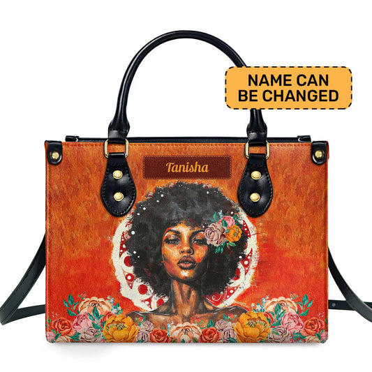 Afrocentrism 05 - Personalized Leather Handbag SBT05
