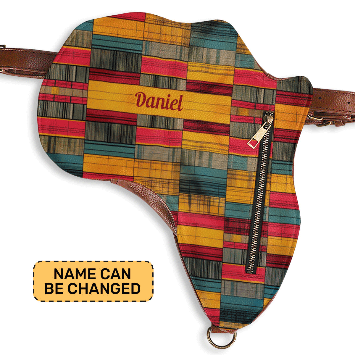 Africa Map 04 - Personalized Africa Bag SBT17