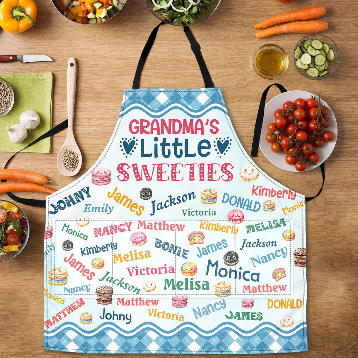 Grandma's Little Sweeties - Personalized Apron With Packet