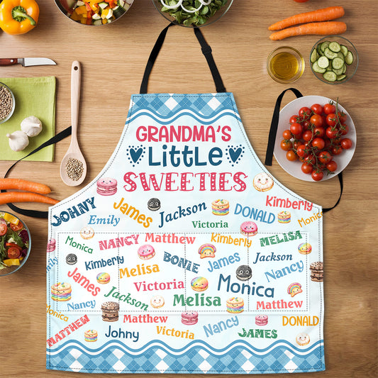 Grandma's Little Sweeties - Personalized Apron With Packet