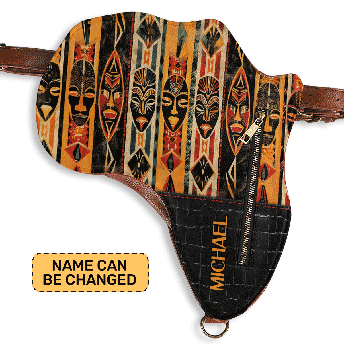 Africa Map 12 - Personalized Africa Bag SBT25