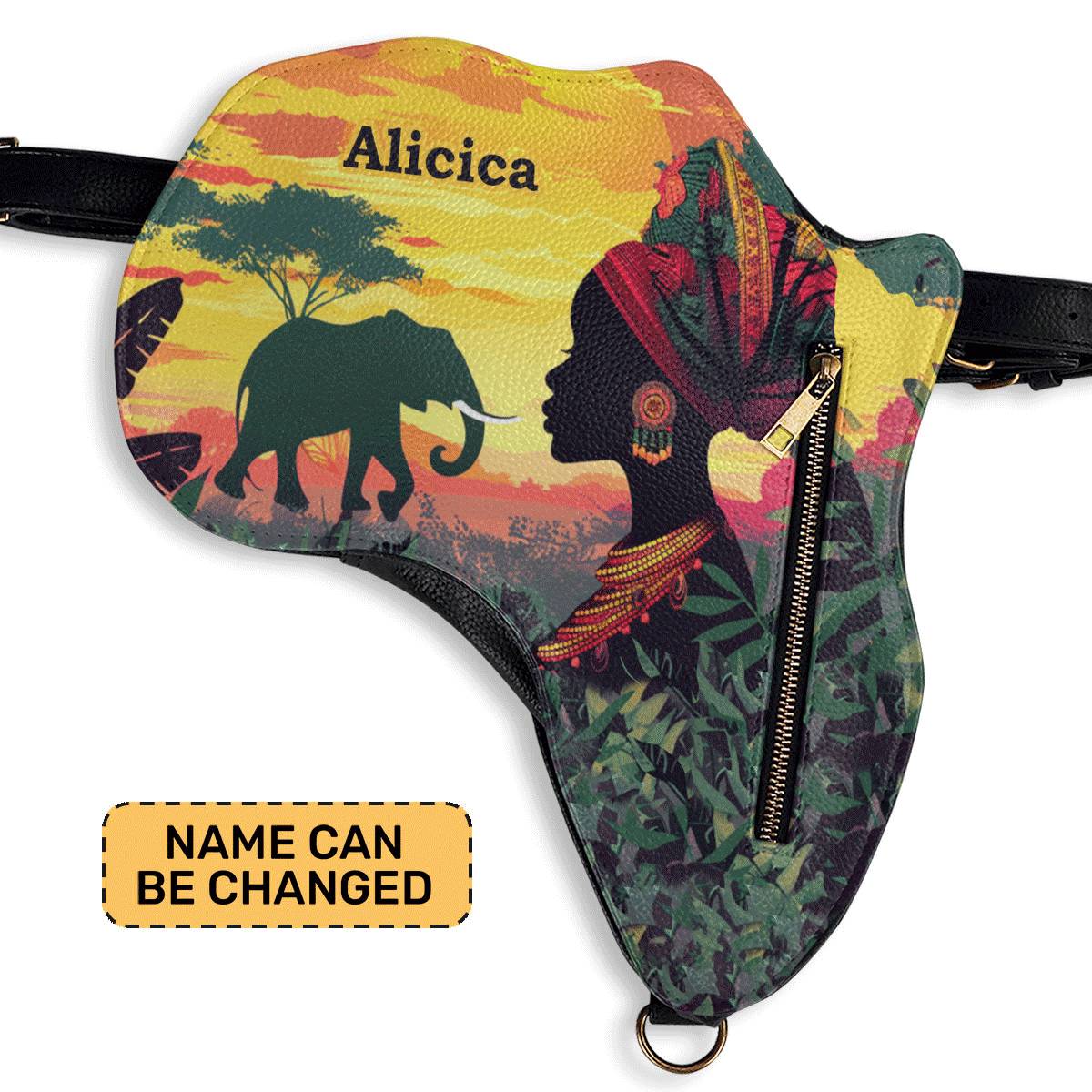 Afrocentrism 07 - Personalized Africa Bag SBT07