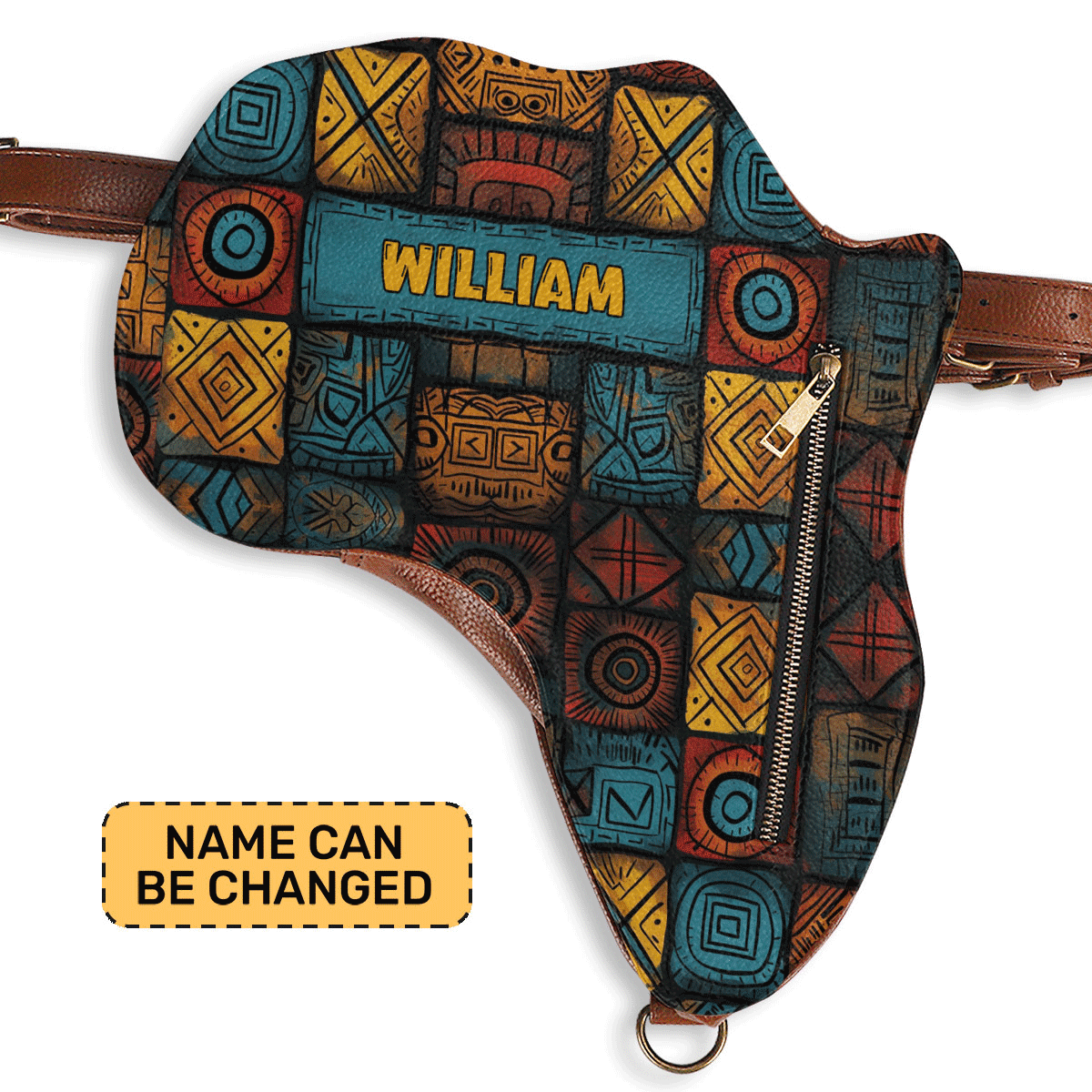 Africa Map 11 - Personalized Africa Bag SBT24
