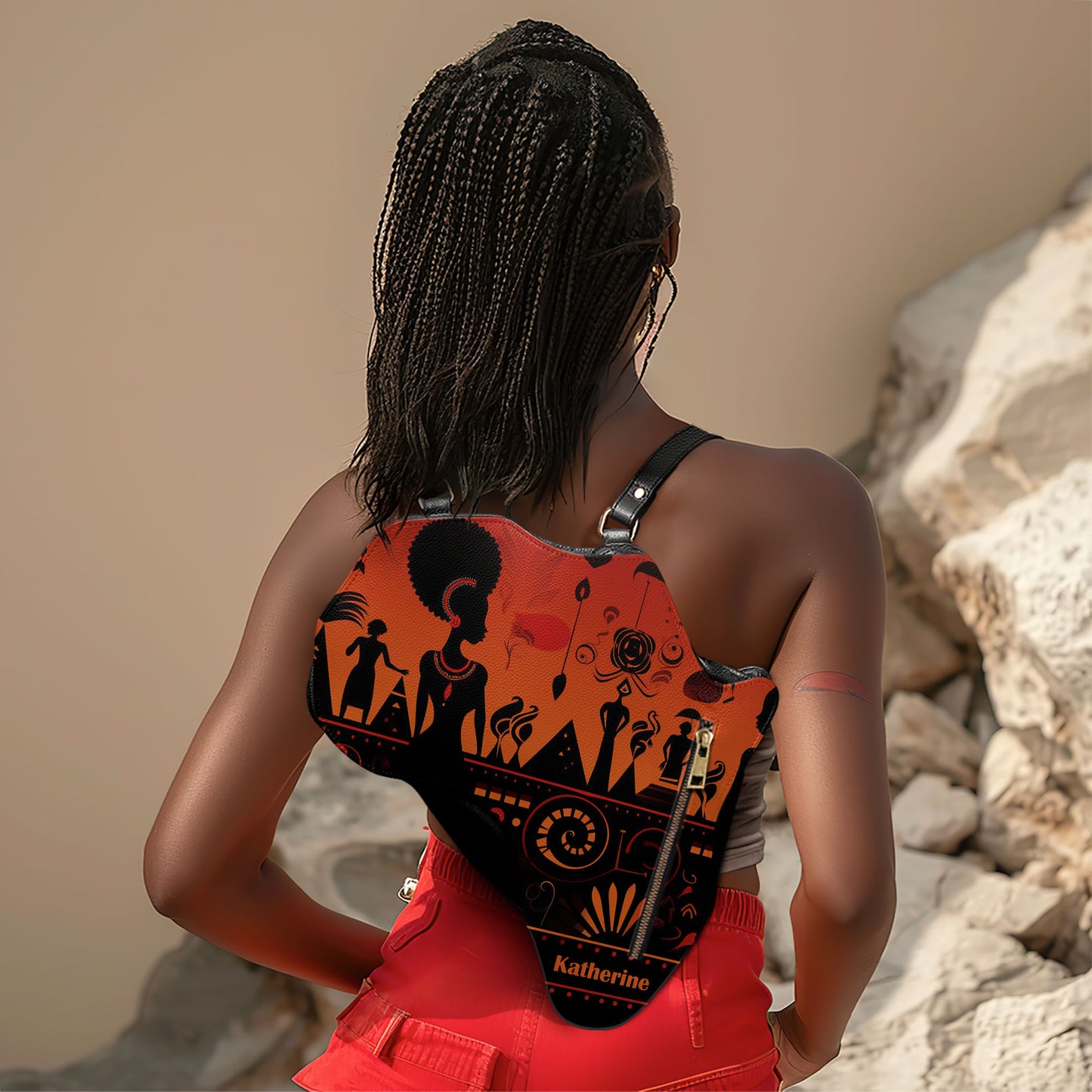 Sistas- Personalized Africa Bag SBT985