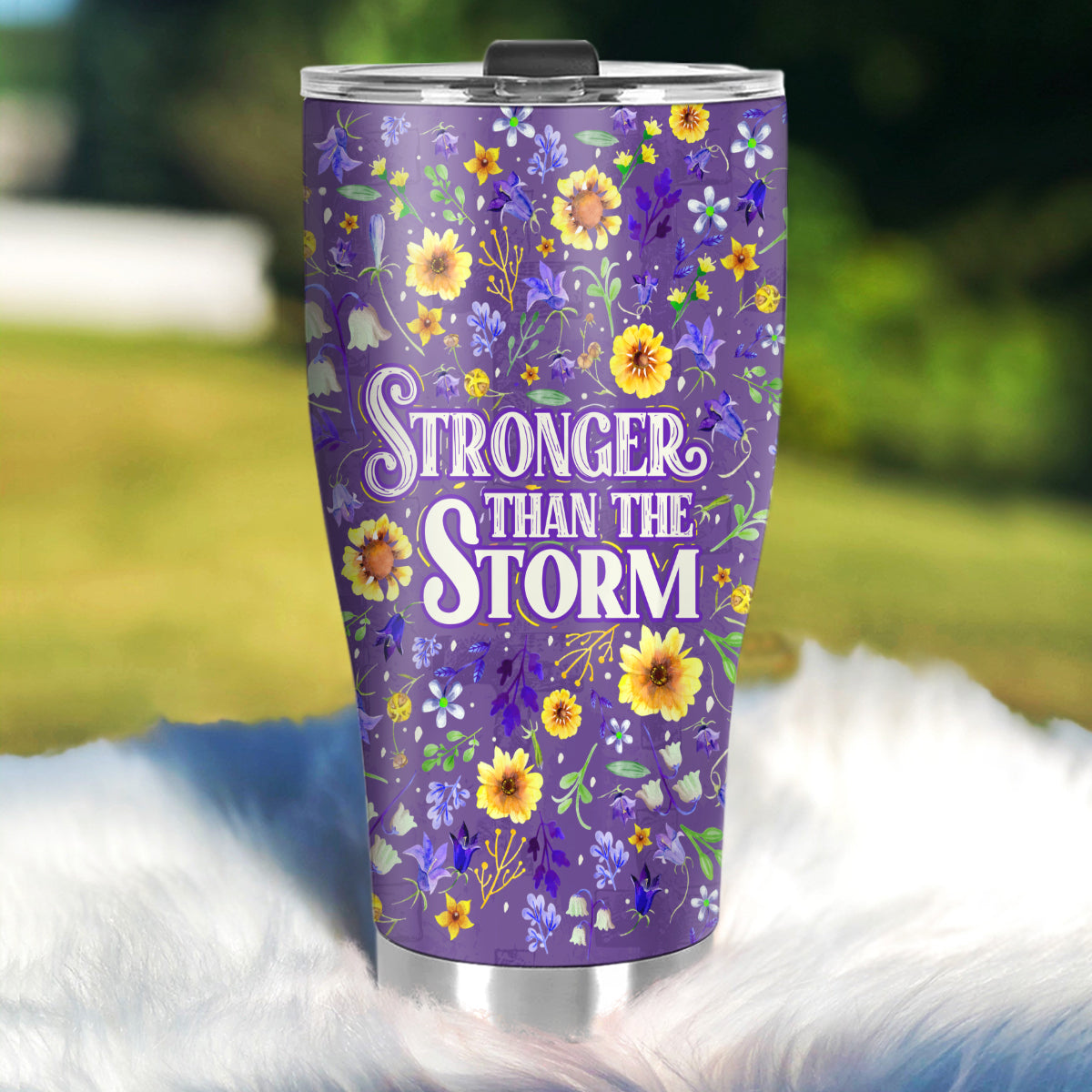 Stronger Than The Storm - Personalized Stainless Steel Tumbler