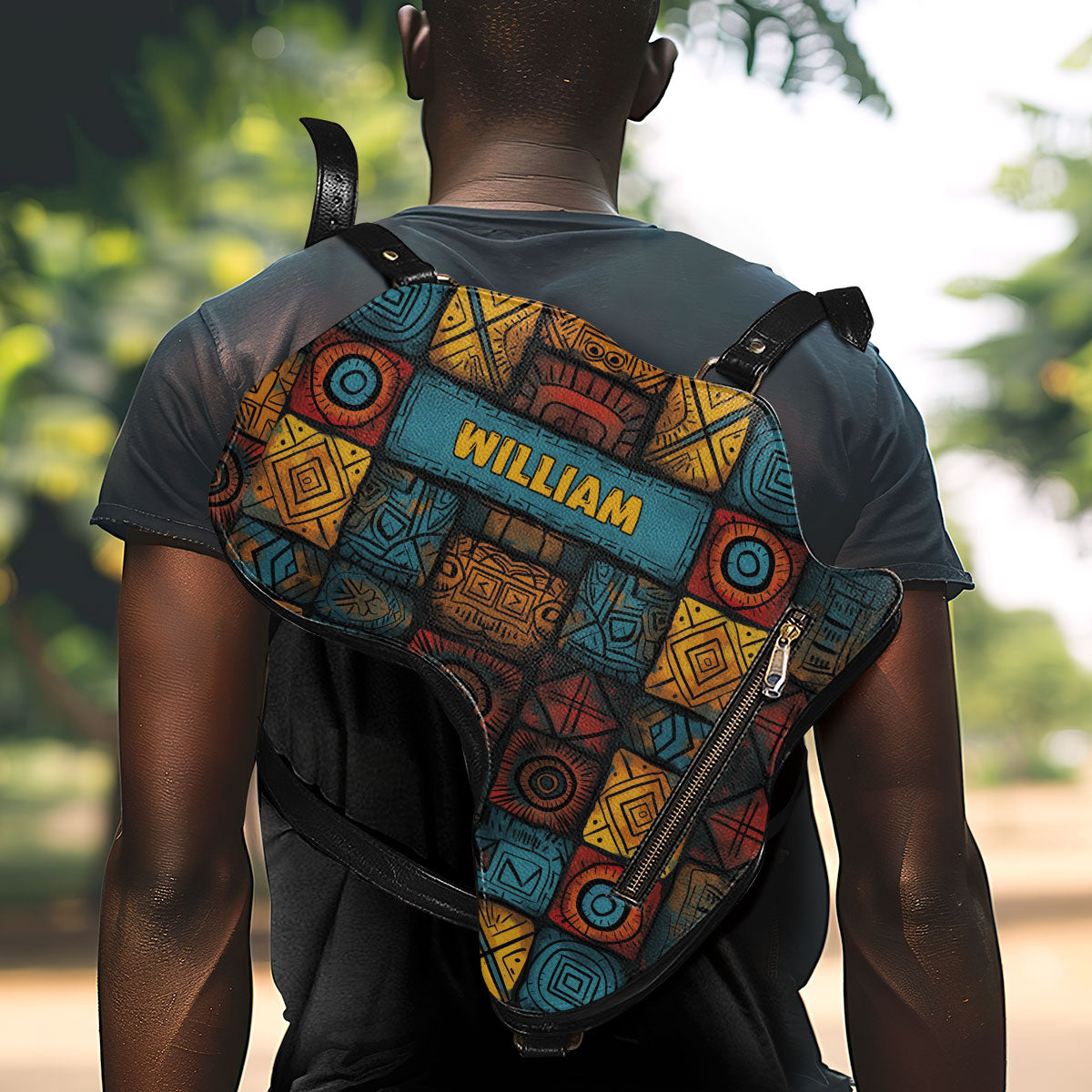 Africa Map 11 - Personalized Africa Bag SBT24