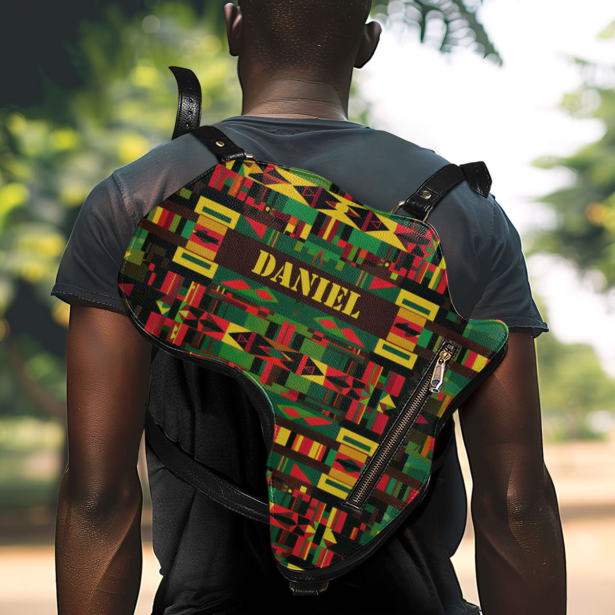 Africa Map 10 - Personalized Africa Bag SBT23