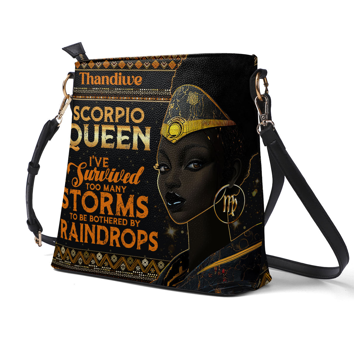 I've Survived Too Many Storms Zodiac Sign - Personalized Bucket Bag SBBD18LM2021L