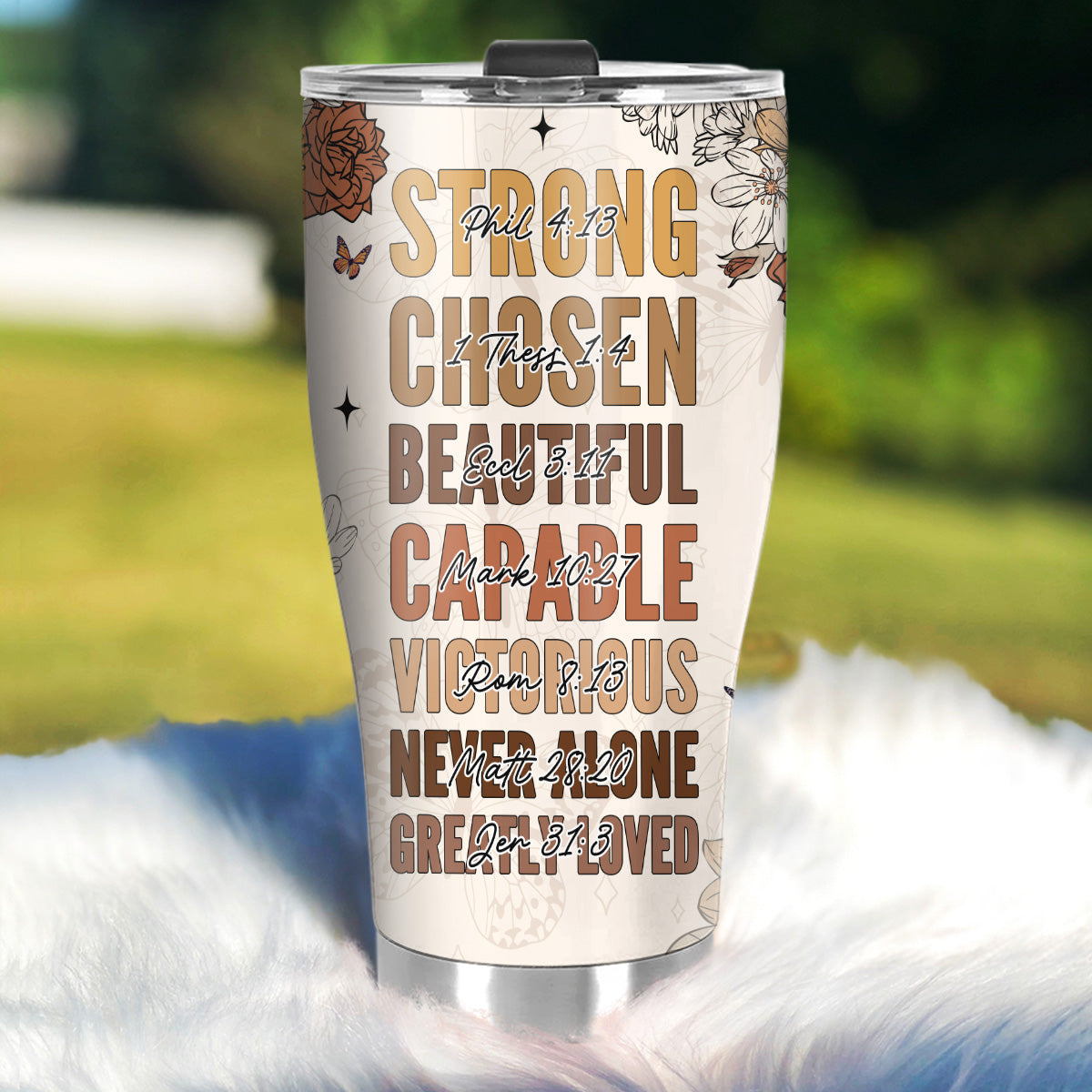 She Is Mom - Personalized Stainless Steel Tumbler