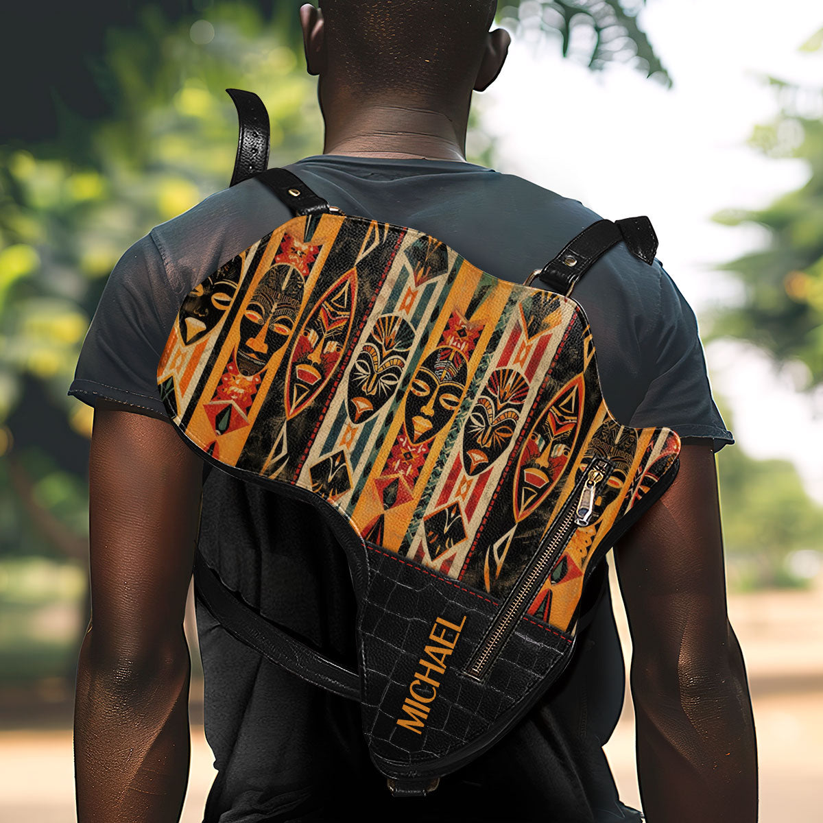 Africa Map 12 - Personalized Africa Bag SBT25