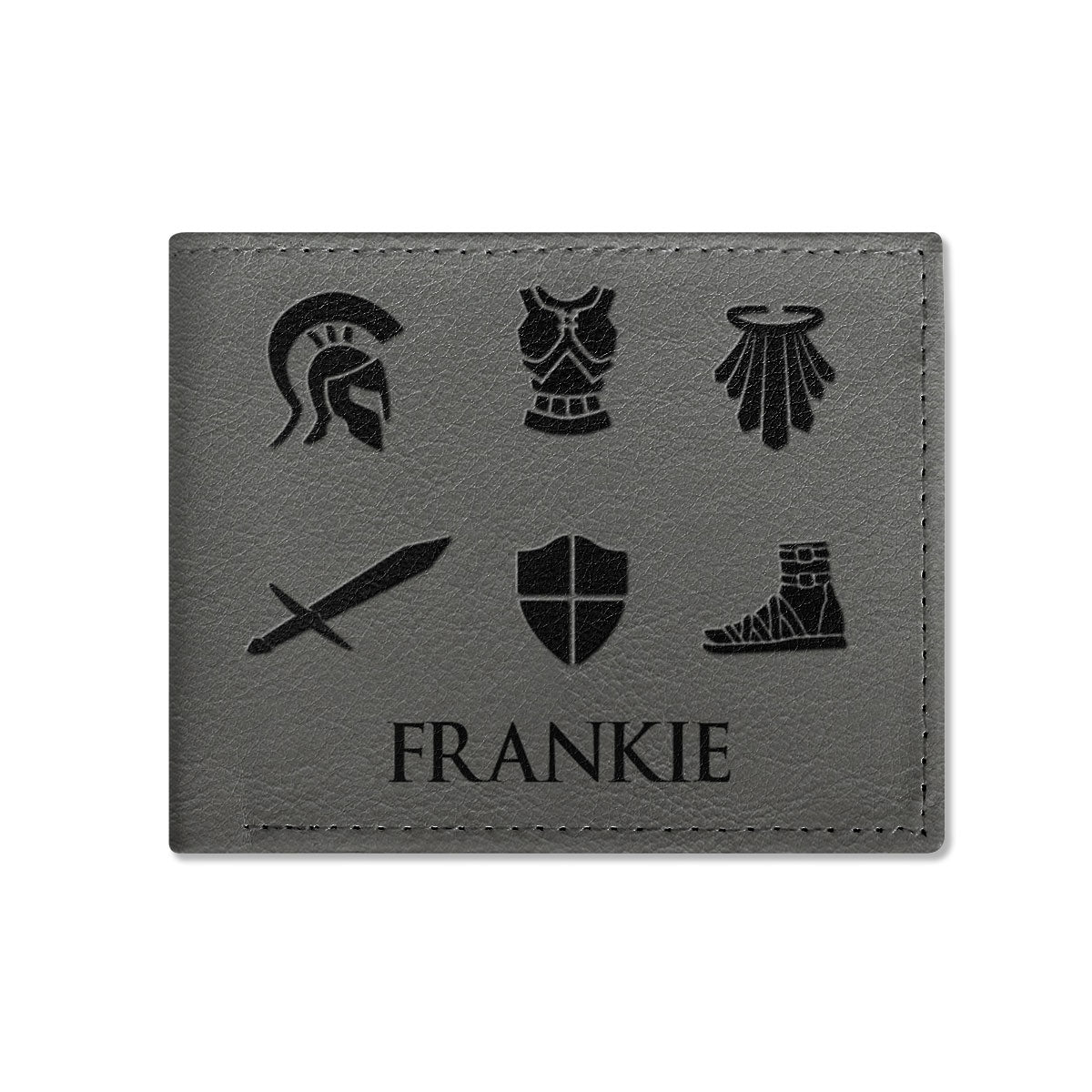 Armor Of God - Personalized Leather Folded Wallet SBLFWH862