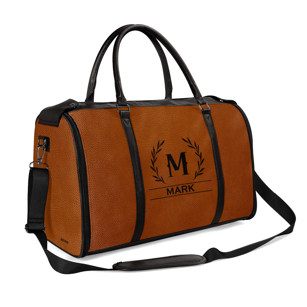 Custom Name - Personalized Leather Duffle Bag SBDBHN23