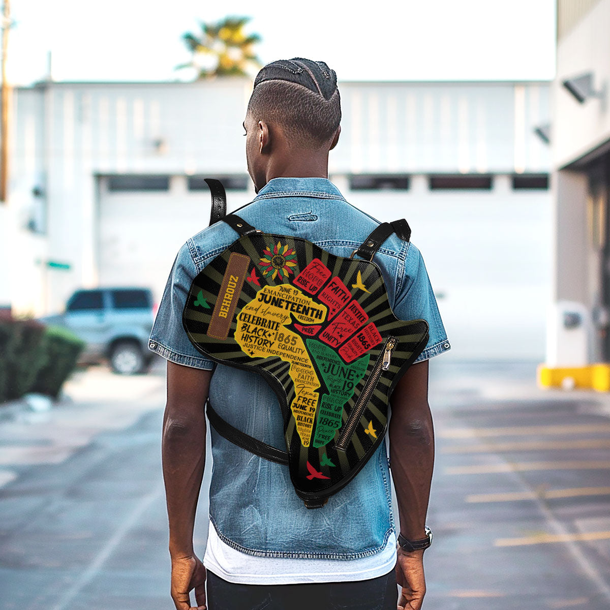 Juneteenth - Personalized Africa Bag SBABT59