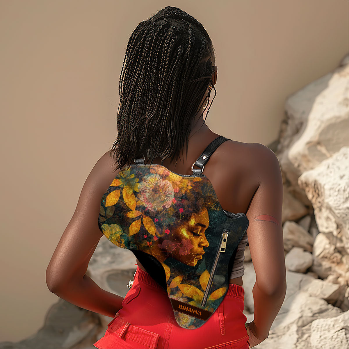 Afrocentrism 02 - Personalized Africa Bag SBT02
