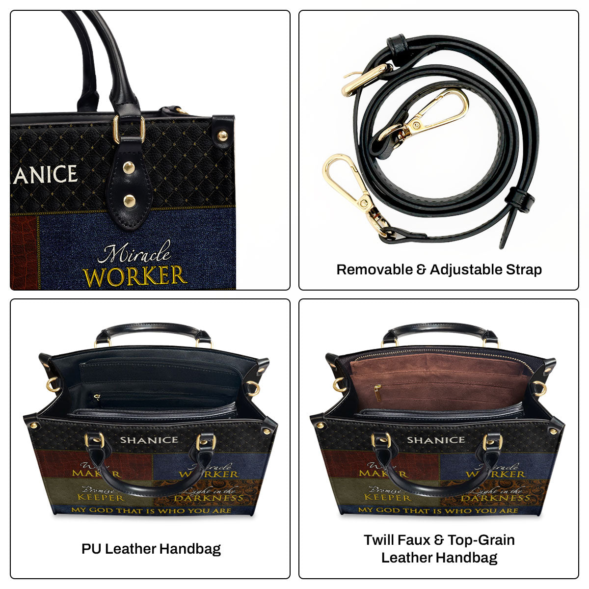 Way Maker - Personalized Leather Handbag MB51