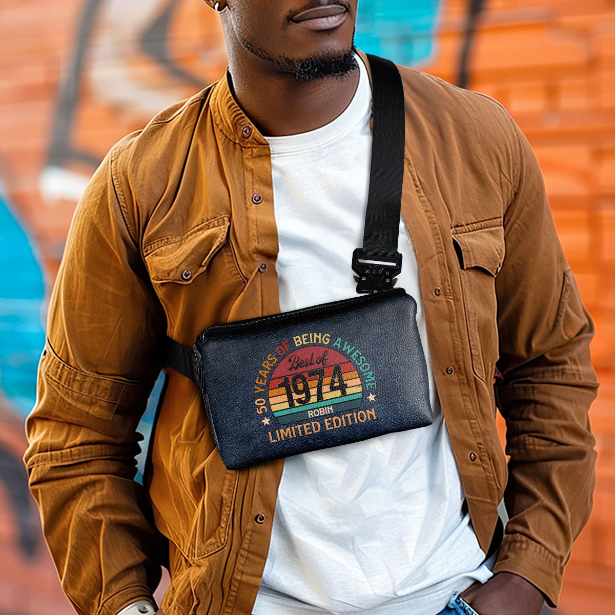 Being Awesome Limited Edition - Personalized Men Cross Body SBMCBM02
