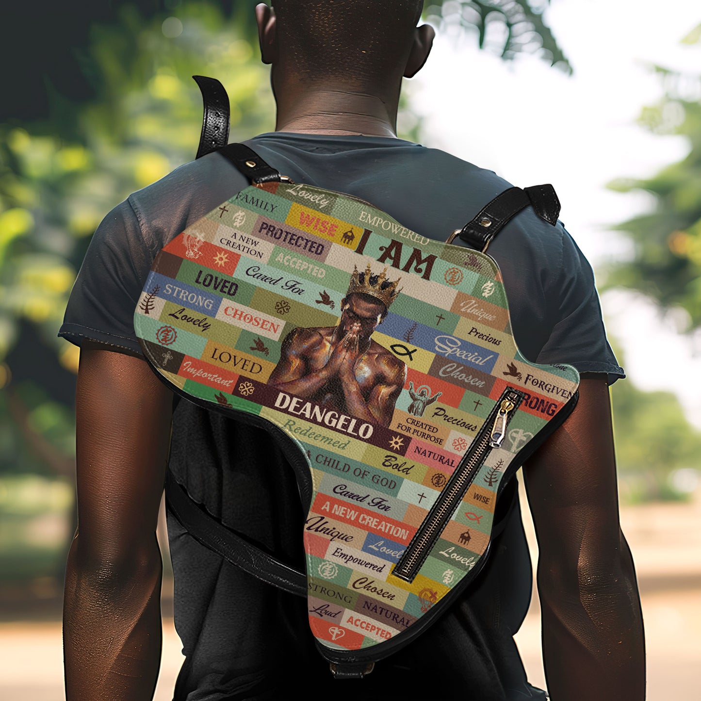 I Am Wise - Personalized Africa Bag ABM04