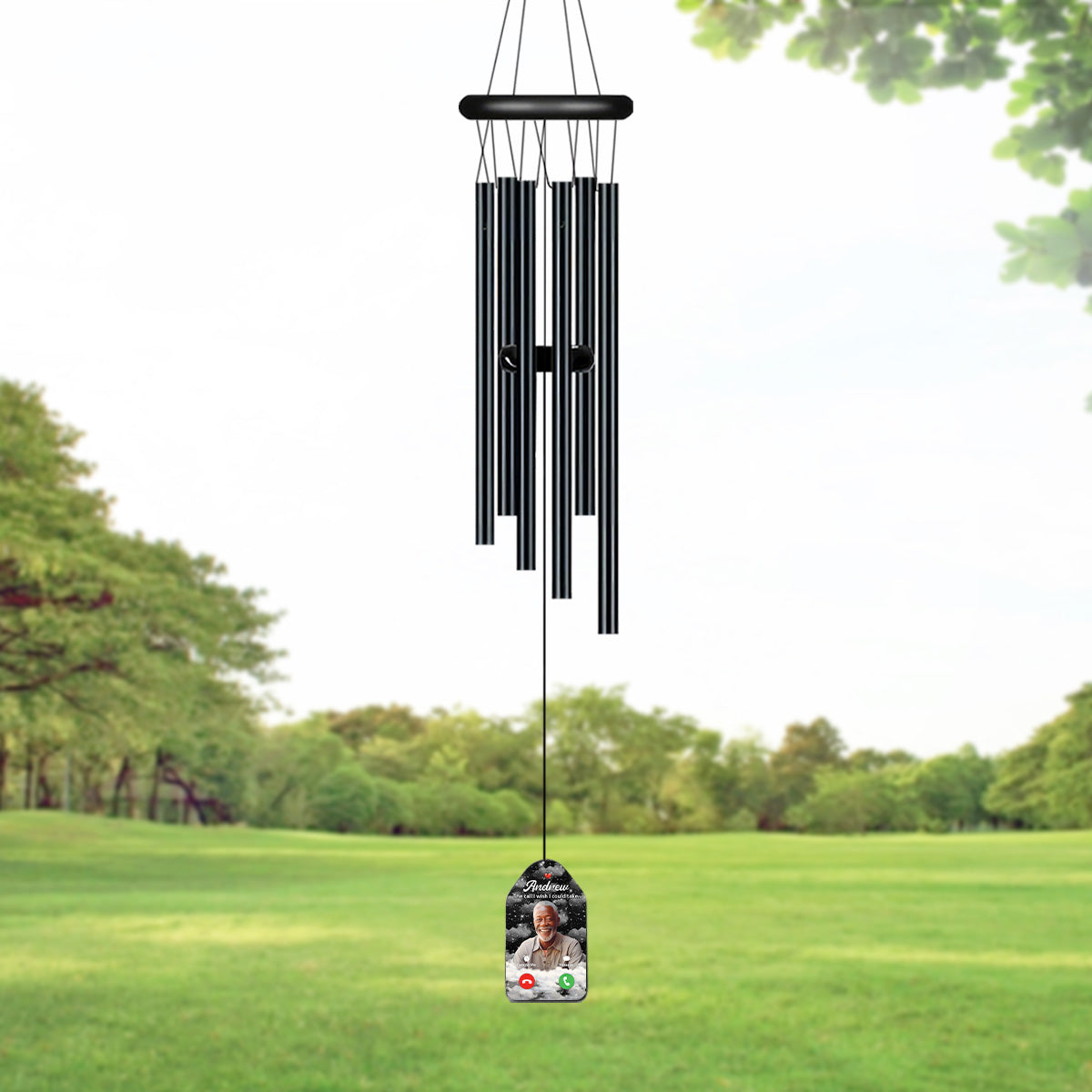 The Call I Wish I Could Take - Personalized Wind Chimes