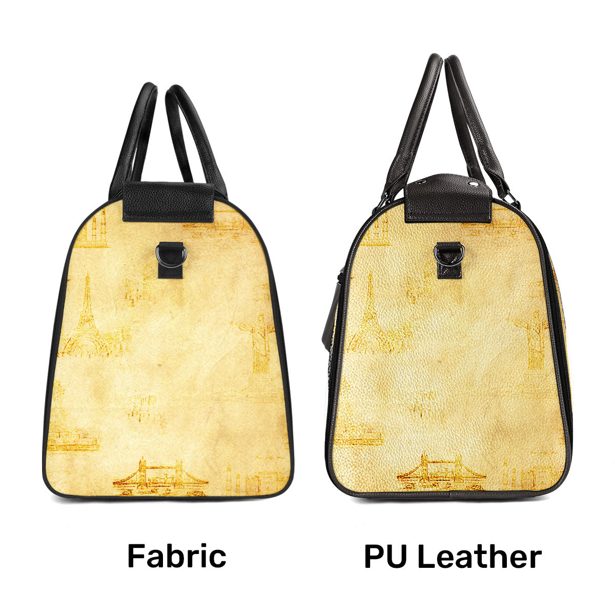 God Says You Are - Personalized Leather Duffle Bag SBHN19