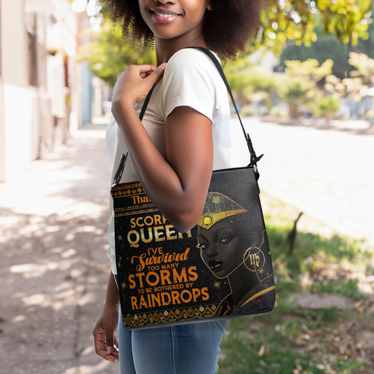 I've Survived Too Many Storms Zodiac Sign - Personalized Bucket Bag SBBD18LM2021L