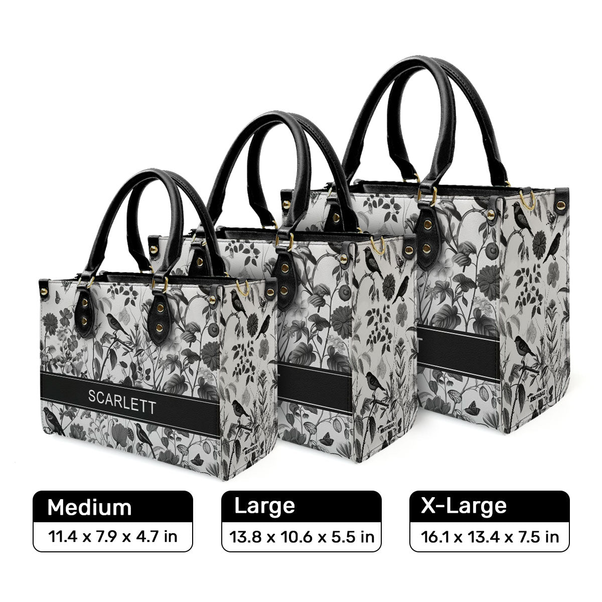 Four Seasons - Personalized Leather Handbag STB118