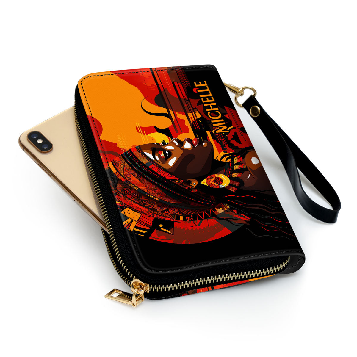 Heritage - Personalized Leather Clutch Purse SB101