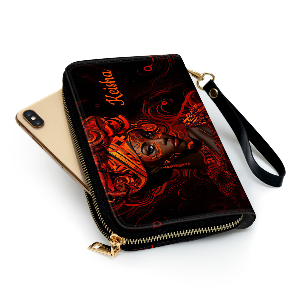 Magic - Personalized Leather Clutch Purse SB107