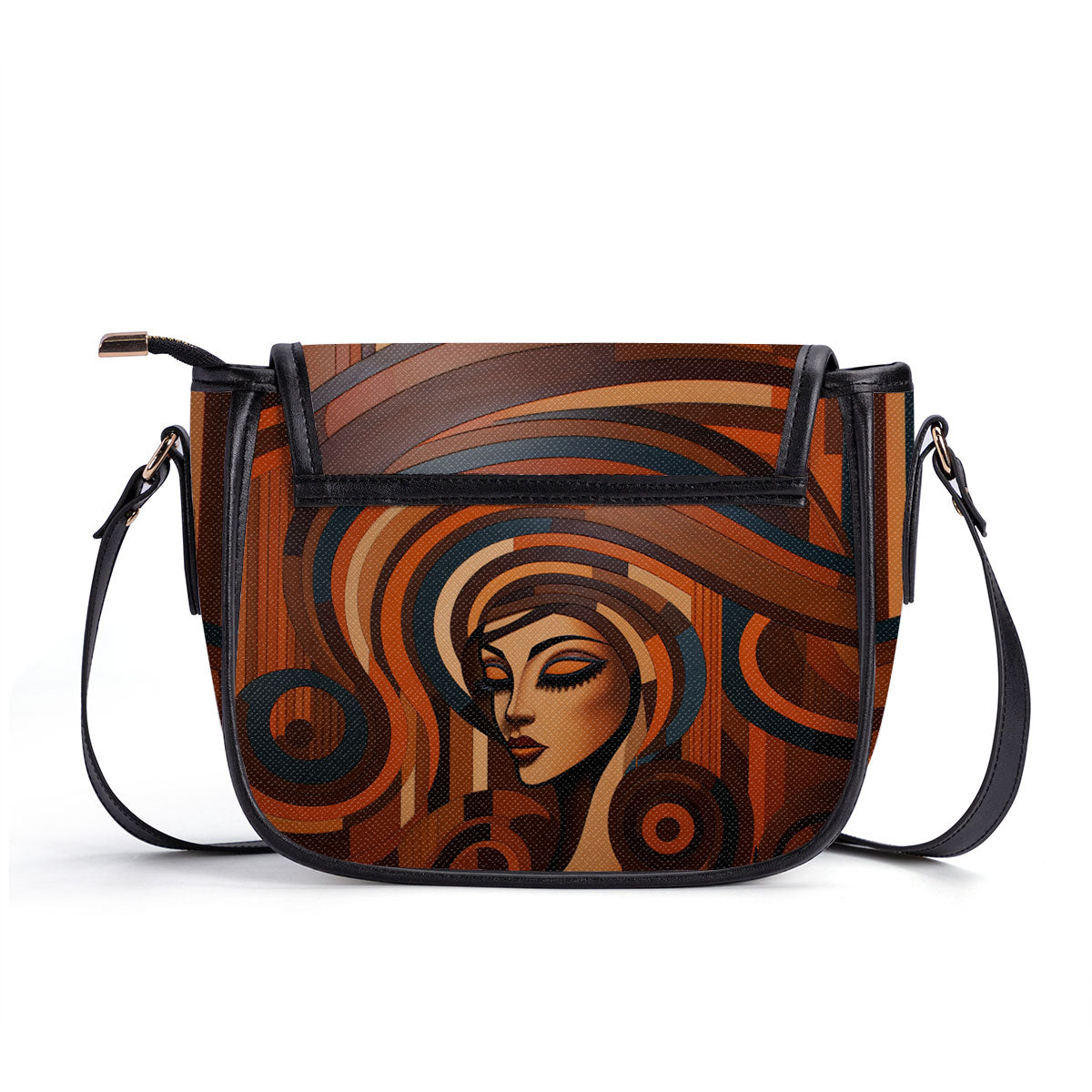 Harmony - Personalized Leather Saddle Cross Body Bag SB110