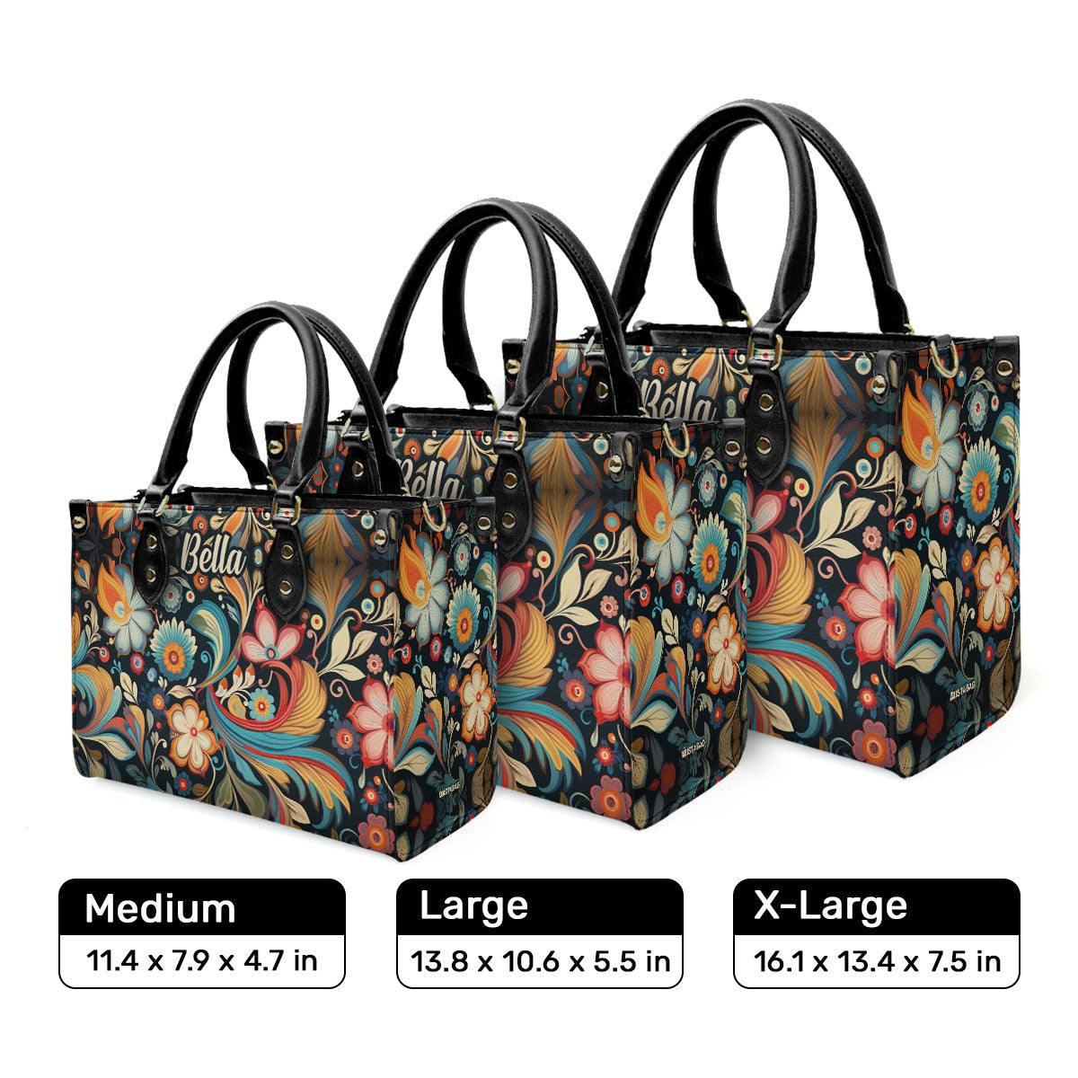 Effulgent - Personalized Leather Handbag STB132