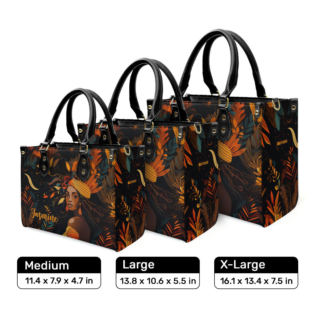 Boho Chic - Personalized Leather Handbag SB105