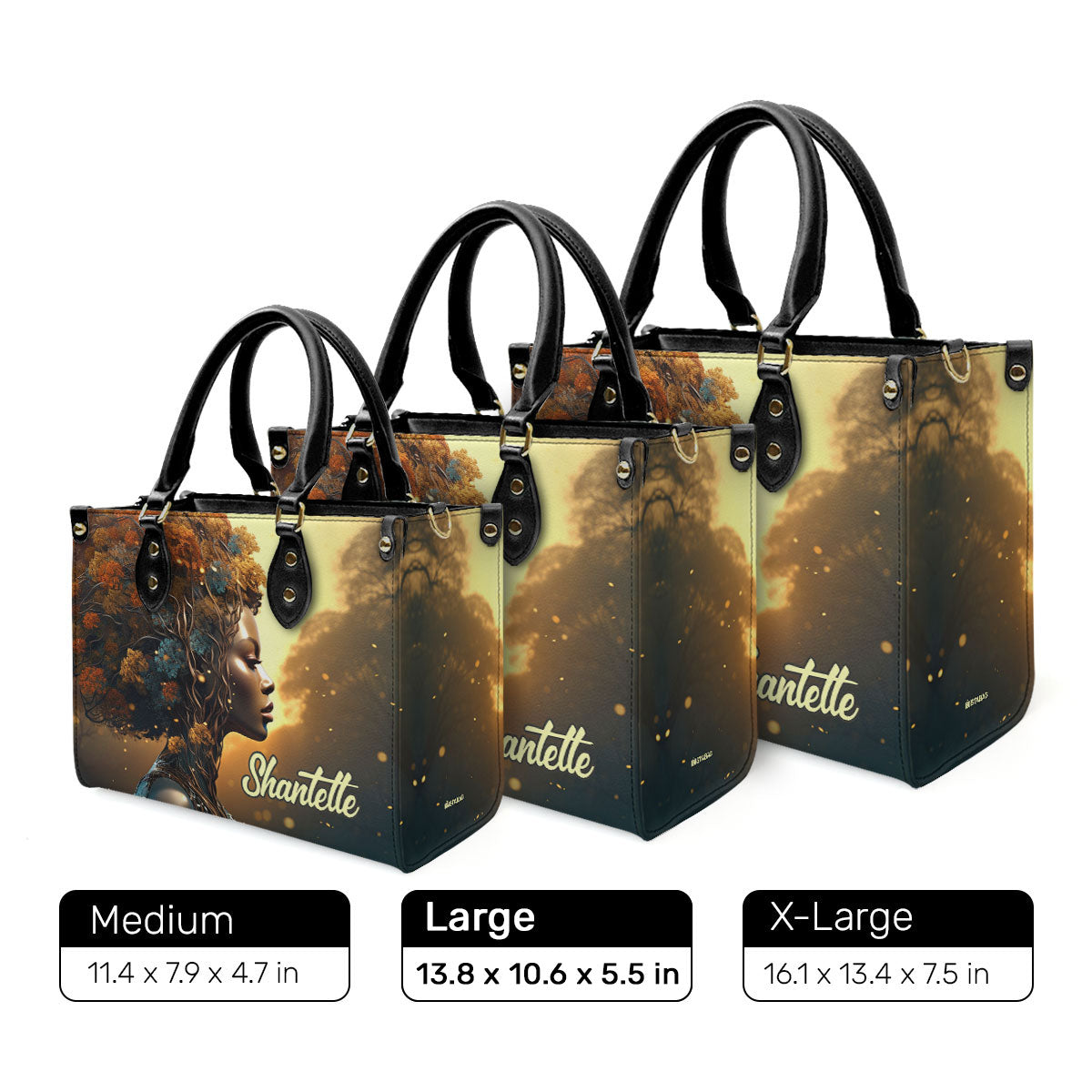 Dusky Dreamer - Personalized Leather Handbag SB128